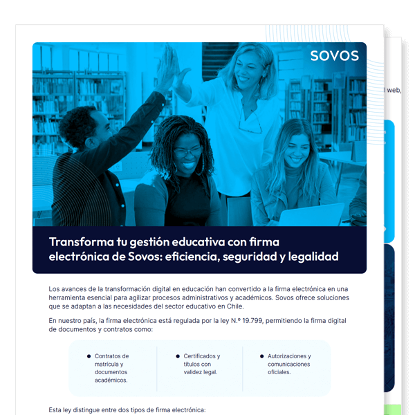 infografía - firma electrónica educación